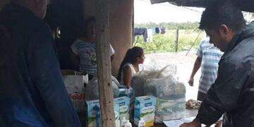 Defensa Civil se encuentra asistiendo a las familias afectadas por el temporal\u002E