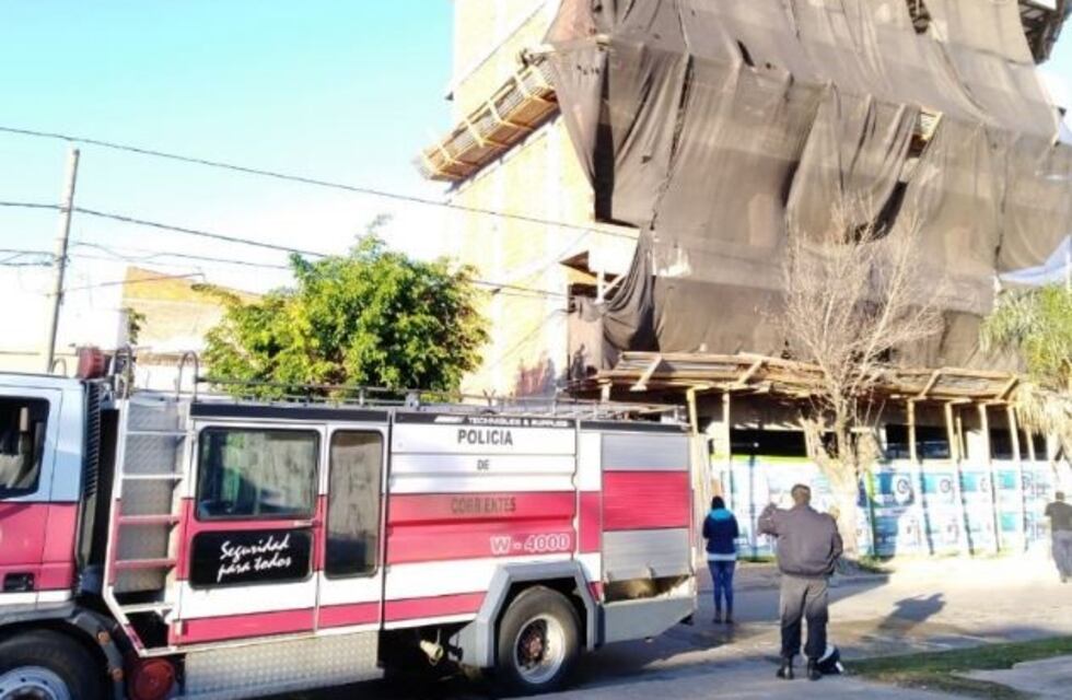 Un obrero está grave tras caer del quinto piso de una obra en construcción