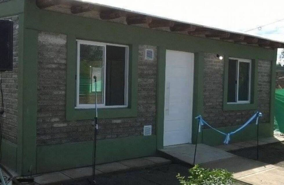 En Junín se construyó la primera casa hecha con ladrillos PET