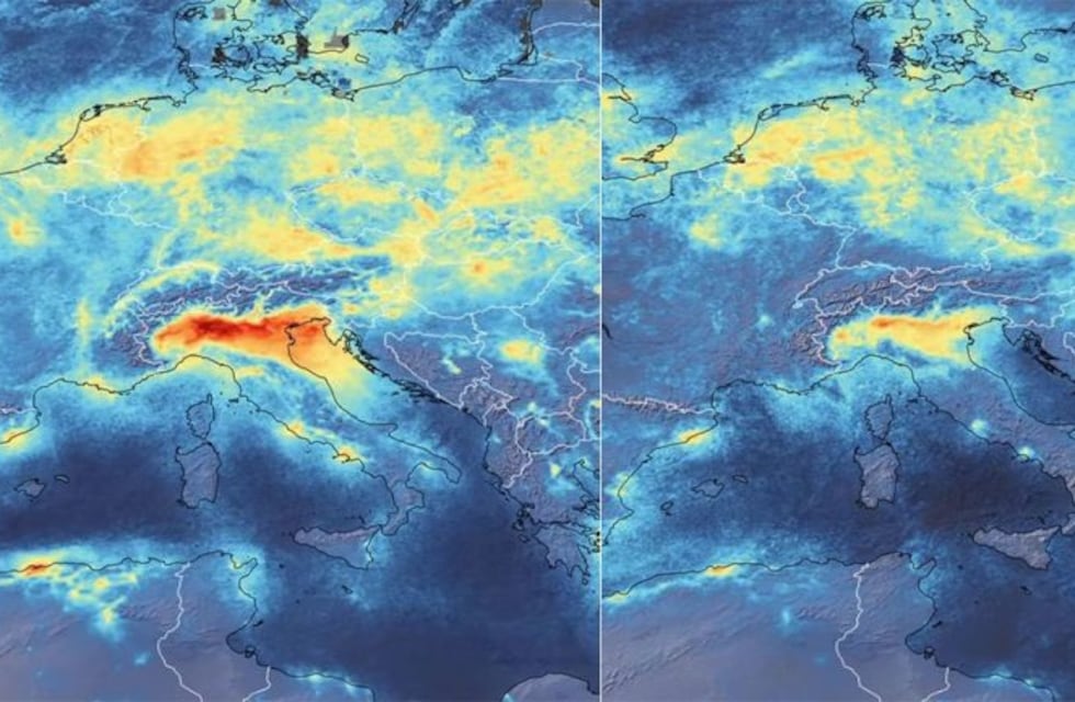Un video muestra cómo cayó la contaminación en Italia debido a la cuarentena nacional