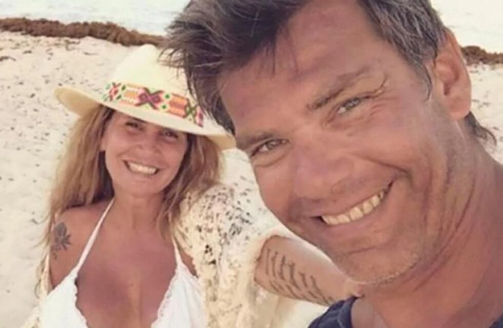 Florencia Peña se mostró al borde de la censura junto a su marido en "el paraíso"