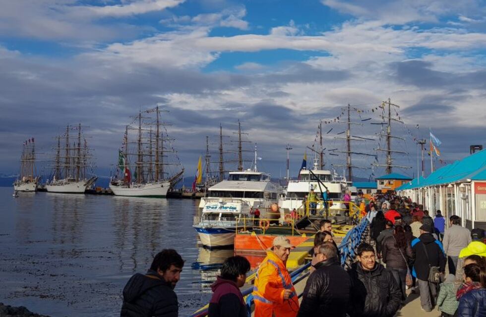 #VivoEnUshuaia desde el muelle del emblemático Puerto
