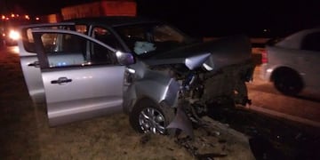 El auto en el que viajaba la diputada Josefina González chocó de frente con una camioneta en la Ruta 33\u002E