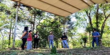 El intendente Lovato recorrió las obras en el barrio Cerámica Guatambú\u002E