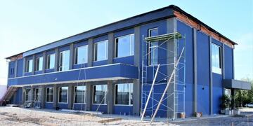 Avanzan con la obra del Polideportivo Petrolero en Las Heras
