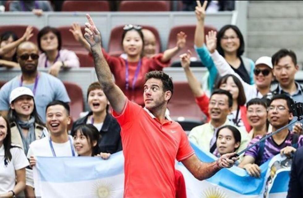 Del Potro se sometió a un divertido desafío en el China Open