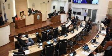 Con mate en mano los concejales apuraron la sesión para liberarse antes del clásico\u002E