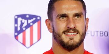 Jul 29, 2019; Orlando, FL, USA; Athletico Madrid midfielder Koke (6) during a press conference for the 2019 MLS All Star Game at Exploria Stadium\u002E Mandatory Credit: Kim Klement-USA TODAY Sports
