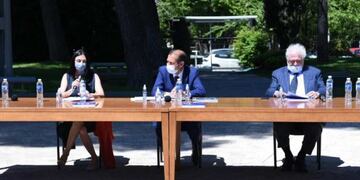Ginés González García llegó a Neuquén y Río Negro para analizar la evolución de la pandemia