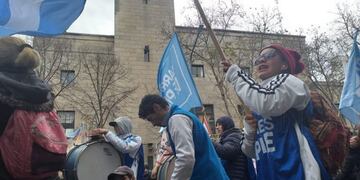 Distintas organizaciones sociales se movilizaron en el centro marplatense