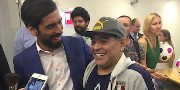 Maradona habló de la boda de Messi