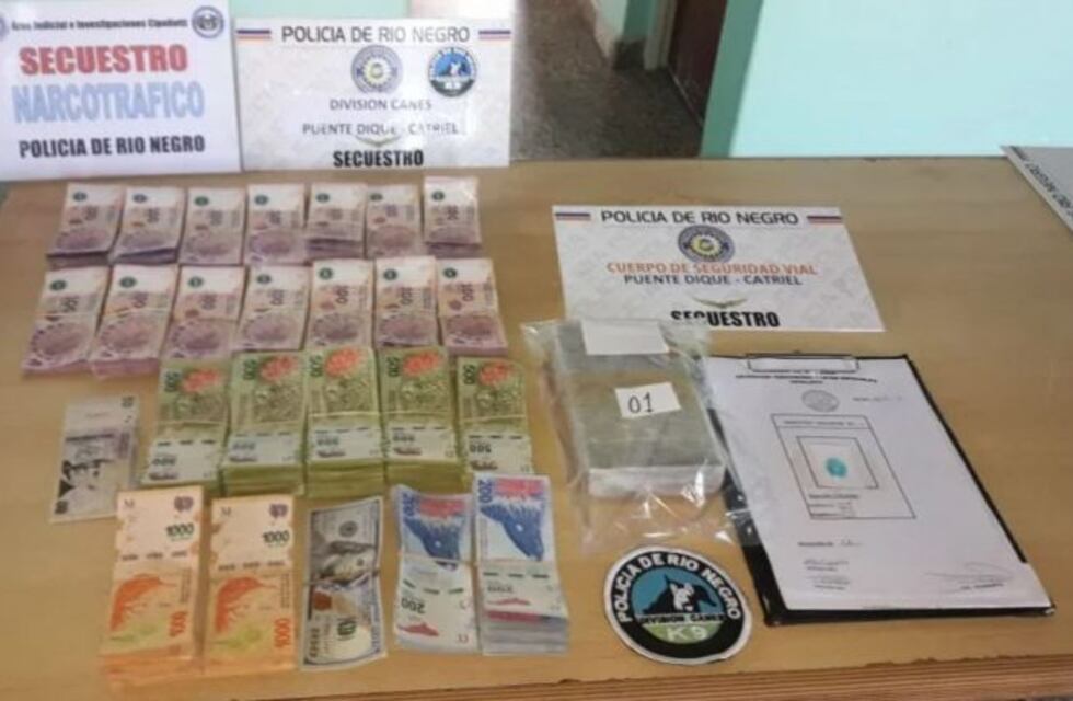 Detuvieron a un pastor evangélico con más de un kilo de cocaína y dinero falso en Río Negro