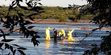 Santa Maria: encontraron un cuerpo en avanzado estado de descomposición sobre el Uruguay