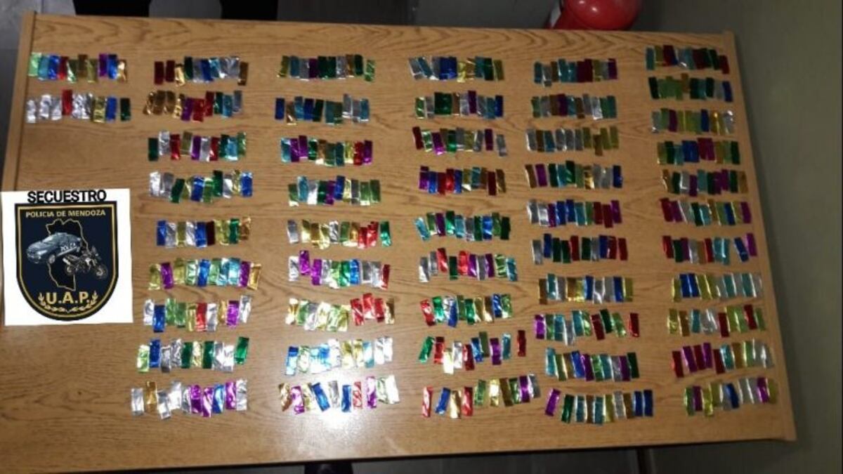 Droga en procedimientos en el Gran Mendoza