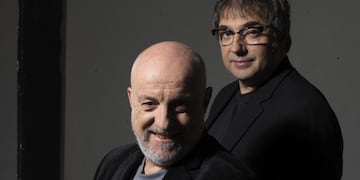 BUENOS AIRES 31/07/12, FOTOGRAFIA DEL DUO BAGLIETTO-VITALE, QUE ACOMPAÑA REPORTAJE CONCEDIDO A ESTA AGENCIA  juan carlos baglieto lito vitalle musicos duo cantante pianista notas entrevistas reportajes