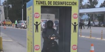 Túnel de desinfección en la Banda del Río Salí\u002E
