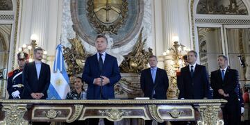 Mauricio Macri en la Casa Rosada\u002E(DYN)