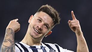 Rodrigo Garro festejando el 1-0 de Talleres ante River por la Copa Argentina. (Prensa Talleres)