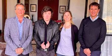 Javier Milei en Santa Fe