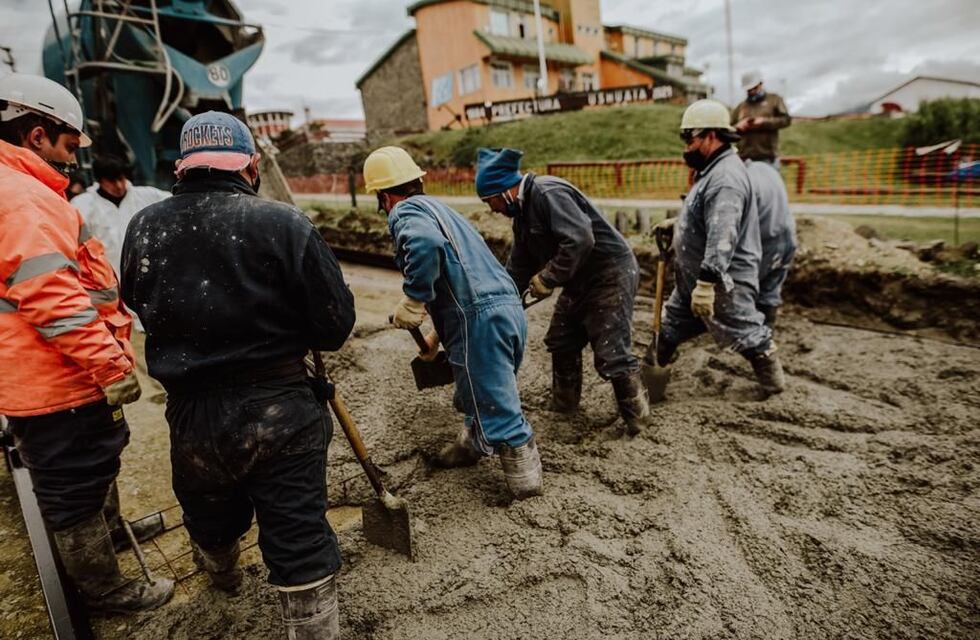 Se realizó el hormigonado en la calle Yaganes