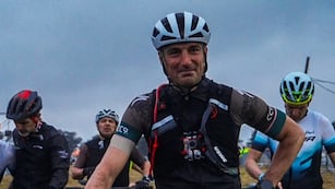 Scaloni corrió en el Desafío de Río Pinto en Córdoba.