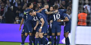 El PSG brilló ante el Maccabi Haifa.