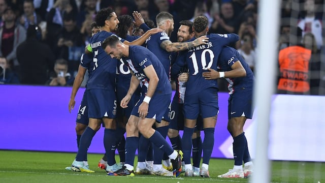 El PSG brilló ante el Maccabi Haifa.