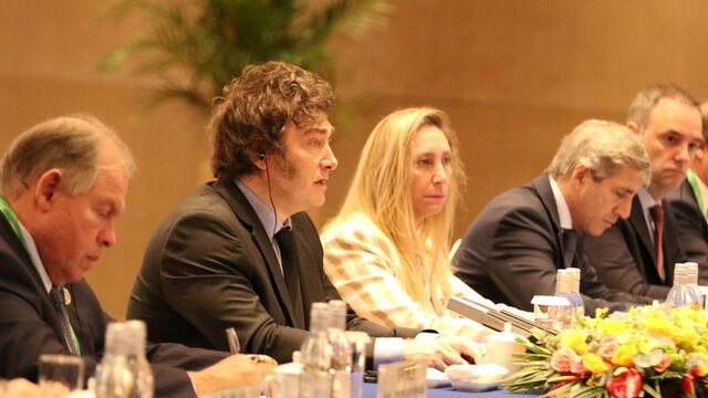 Javier Milei, durante su participación en el G-20 (Presidencia).