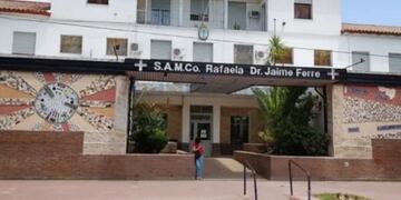 El hospital Farré de Rafaela (Gentileza Diario Uno Santa Fe).