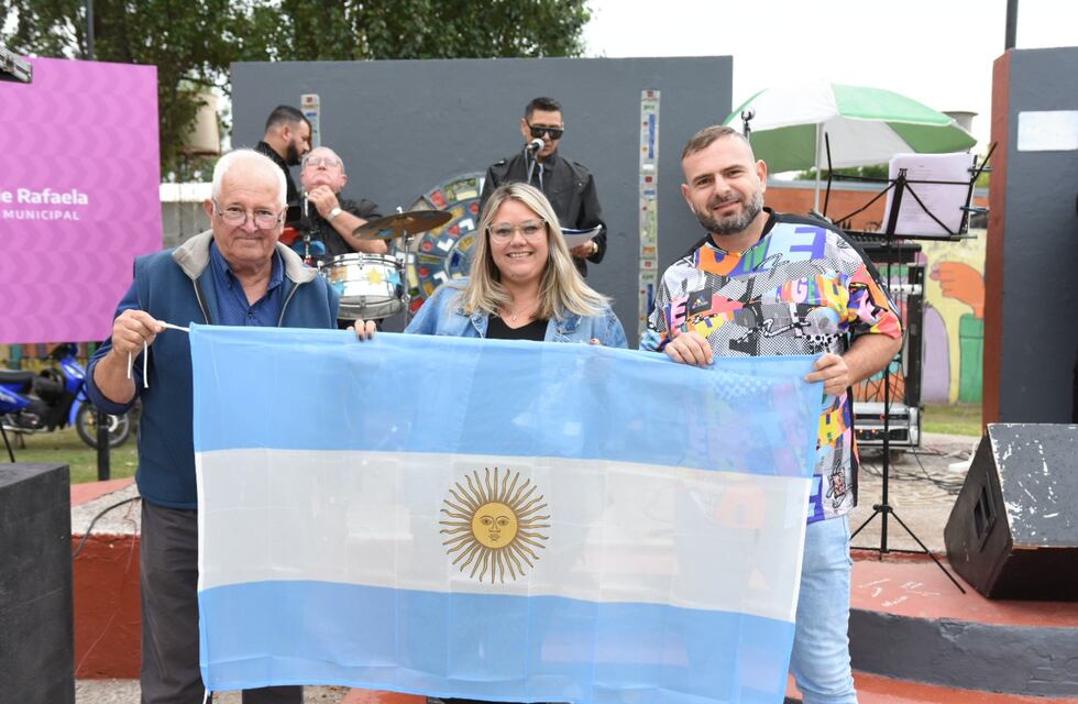 Festejo en el barrio Malvinas Argentinas