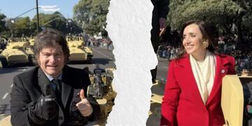 Javier Milei cada vez más lejos de Victoria Villarruel
