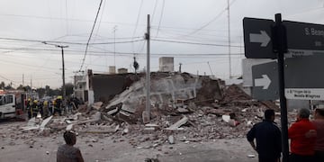 A raíz de la explosión una mujer debió ser hospitalizada. (Gentileza)