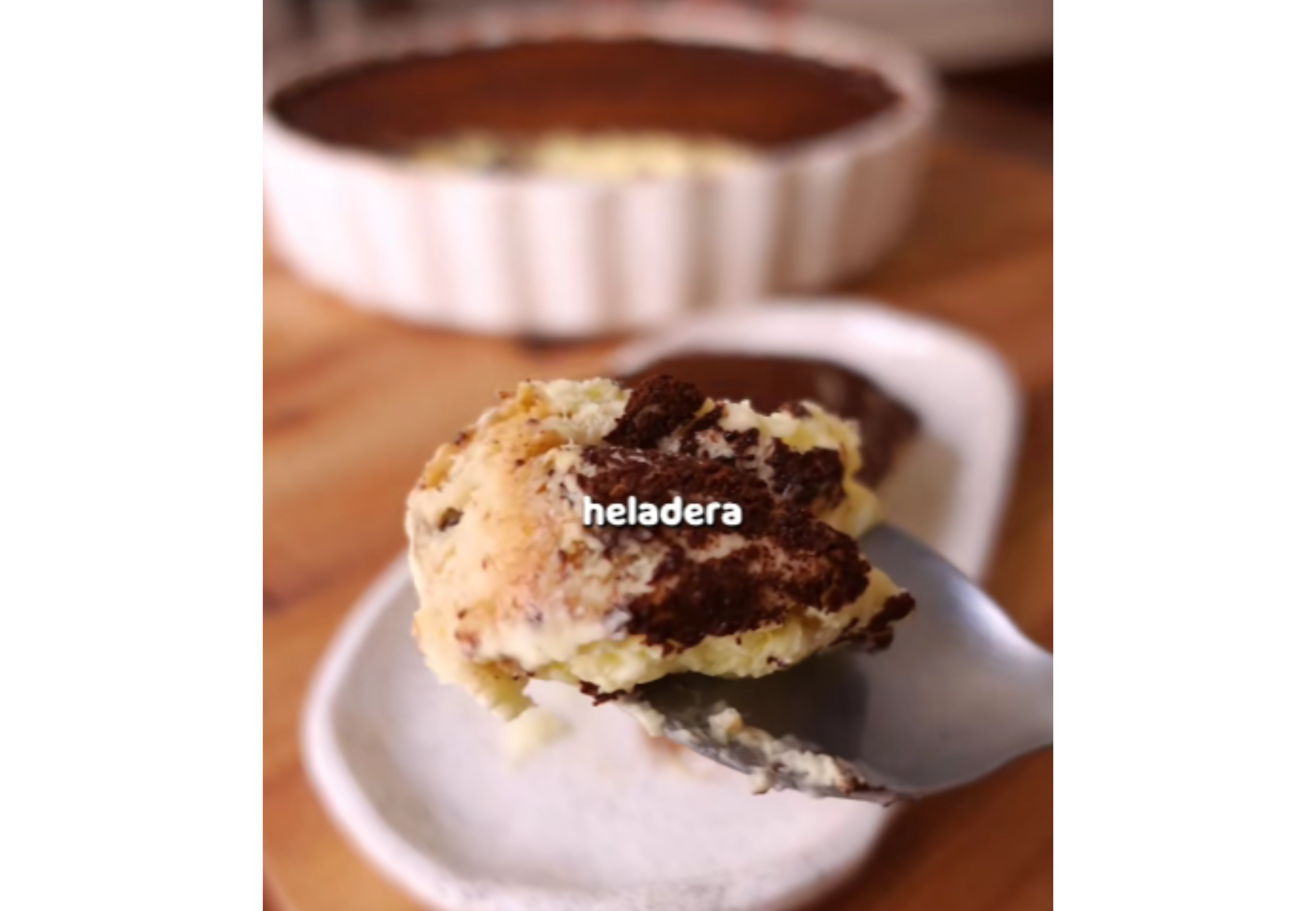 Así queda el tiramisú con esta receta.