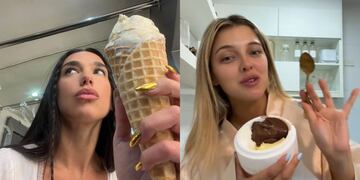 Cuáles son los inusuales ingredientes que Dua Lipa le pone al helado y que Sofía Gonet probó.