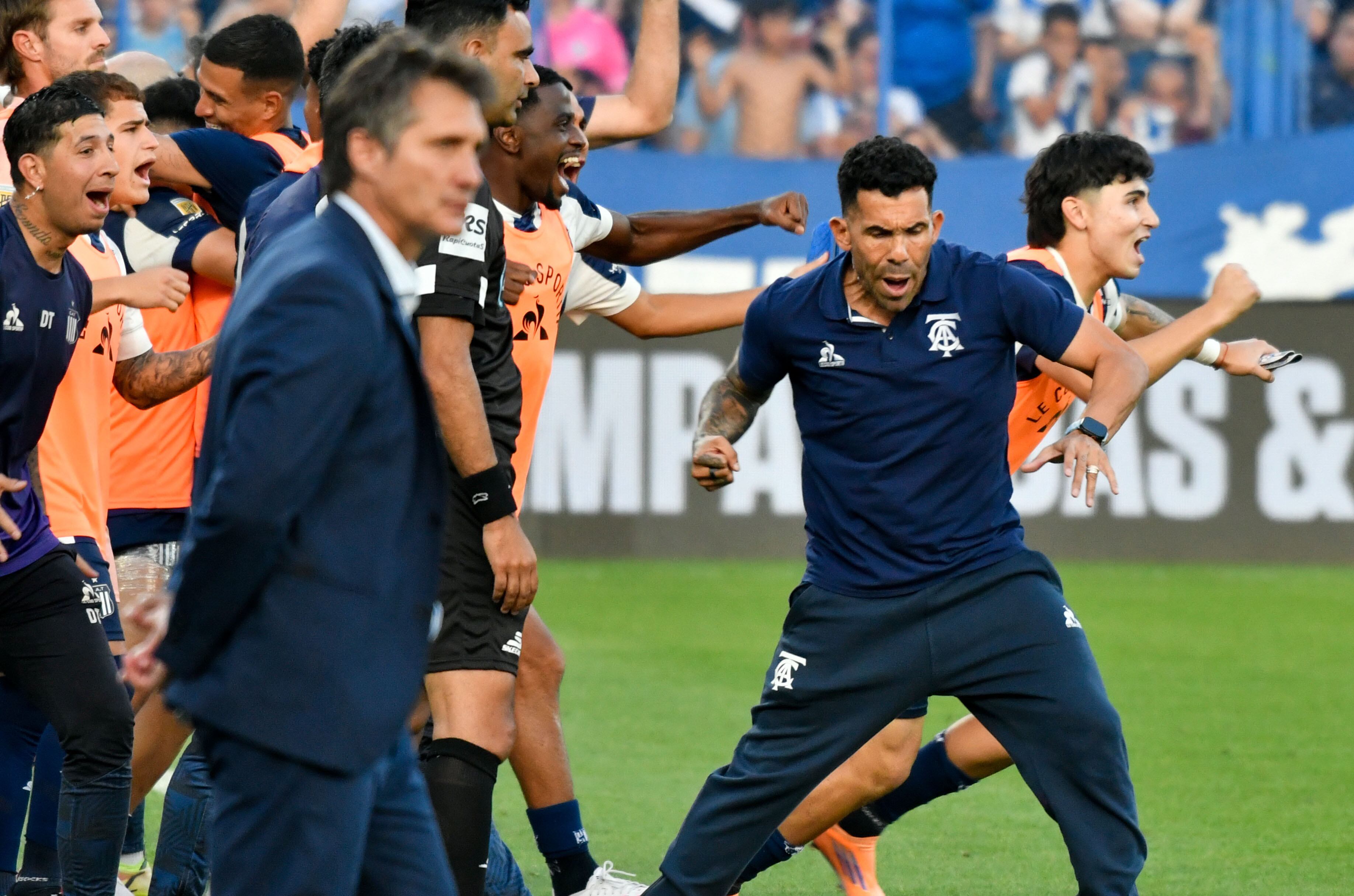 Talleres y su triunfazo ante Vélez. (Fotobaires).