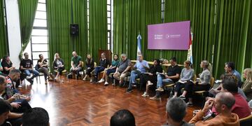 Reunión de Gabinete encabezada por Luis Castellano