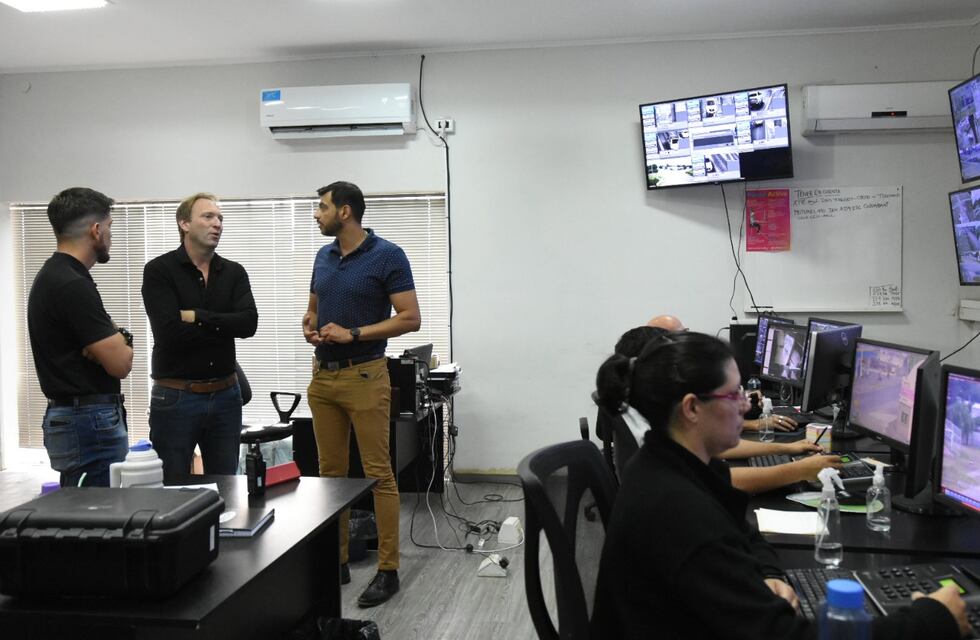 Concejales de Esperanza estuvieron en el Centro de Monitoreo