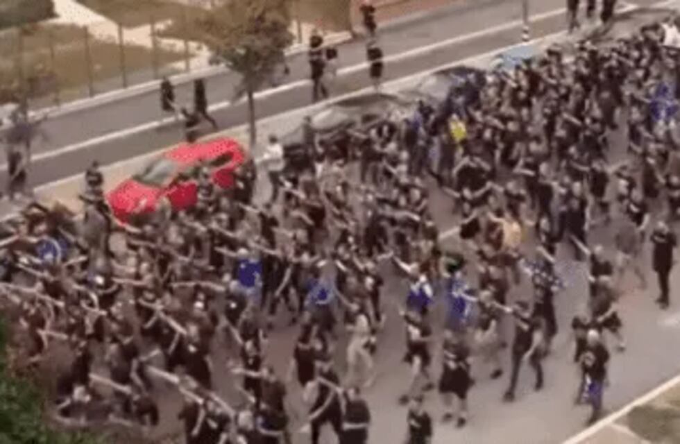 El repudiable gesto Nazi de los ultras del Dinamo Zagreb por la previa de la Champions League