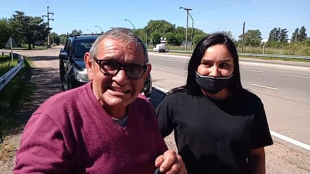 Huberto Rodríguez, el hombre de 63 años que viajó 1.500 kilómetros buscando trabajo.