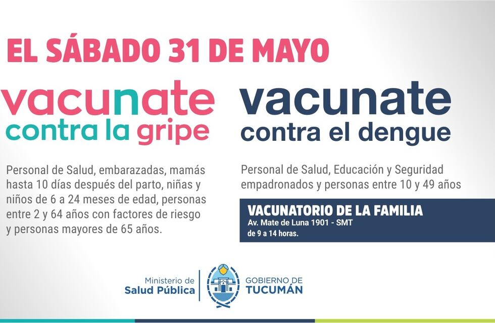 Nueva jornada de salud en el Vacunatorio de la Familia con foco en gripe y dengue
