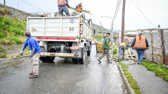 Ushuaia: realizan jornada de limpieza en el barrio “La Cantera”