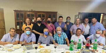 Jaldo mantuvo una reunión de trabajo con delegados comunales del departamento Simoca
