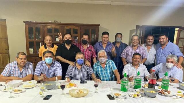 Jaldo mantuvo una reunión de trabajo con delegados comunales del departamento Simoca