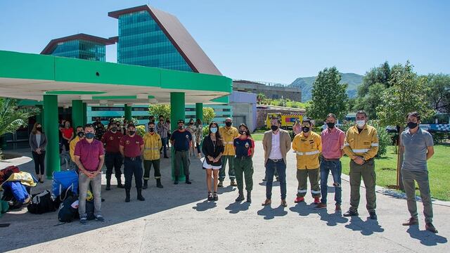 Brigadas de San Luis viajaron a El Bolsón