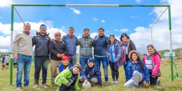 Inauguraron en Tolhuin la cancha de fútbol “Abel Aranda”