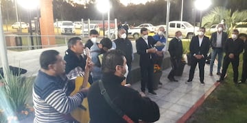 El gobernador de la provincia habilitó el patio chamamecero.