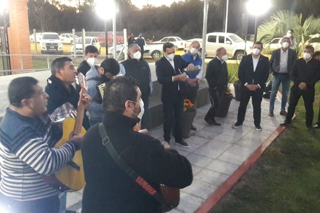 El gobernador de la provincia habilitó el patio chamamecero.