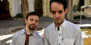 Joaquín y Germán se sumaron como personal no docente al Monserrat.