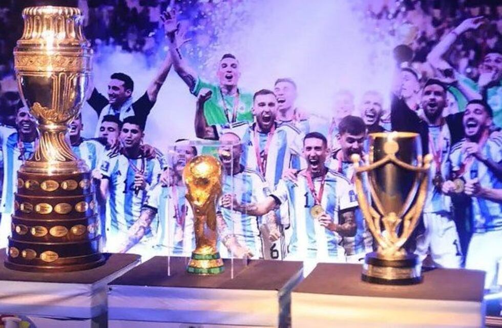 Las copas que ganó la Selección Argentina llegan a Punta Alta