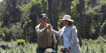 Patricia Bullrich y su colega de Paraguay\u002E (Twitter)